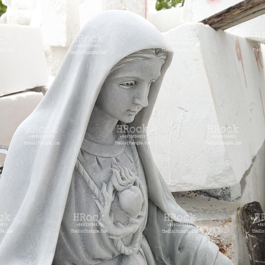 Tượng Đức Mẹ Fatima Đá Tự Nhiên
