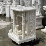Bàn Thờ Ông Địa Đá Trắng
