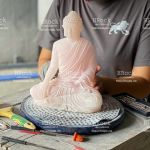 Tượng Phật Thích Ca Đá Xanh Ngọc Pakistan - Tượng chất lượng cao